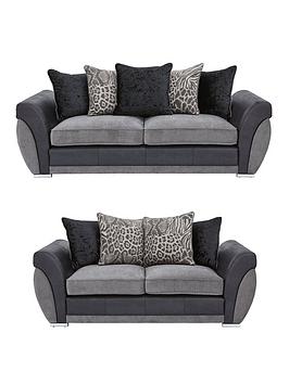 Product photograph of Hilton 3 Seater 2 Seater Sofa Set Buy And Save - Fsc Reg Certified from very.co.uk