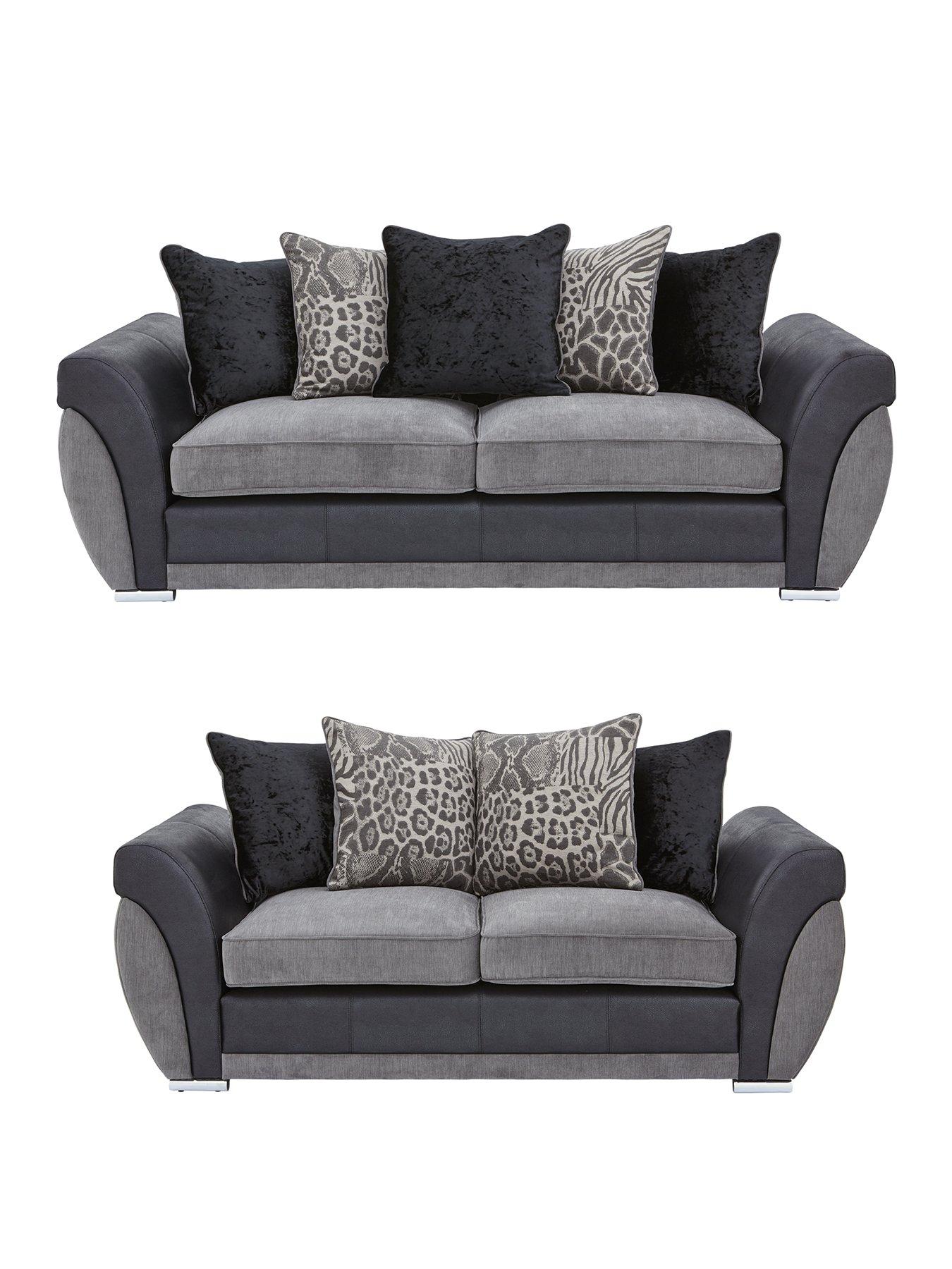 Product photograph of Hilton 3 Seater 2 Seater Sofa Set Buy And Save from very.co.uk