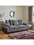  image of phoenix-fabric-and-faux-leather-3-seater-2-seater-sofa-set-buy-and-save