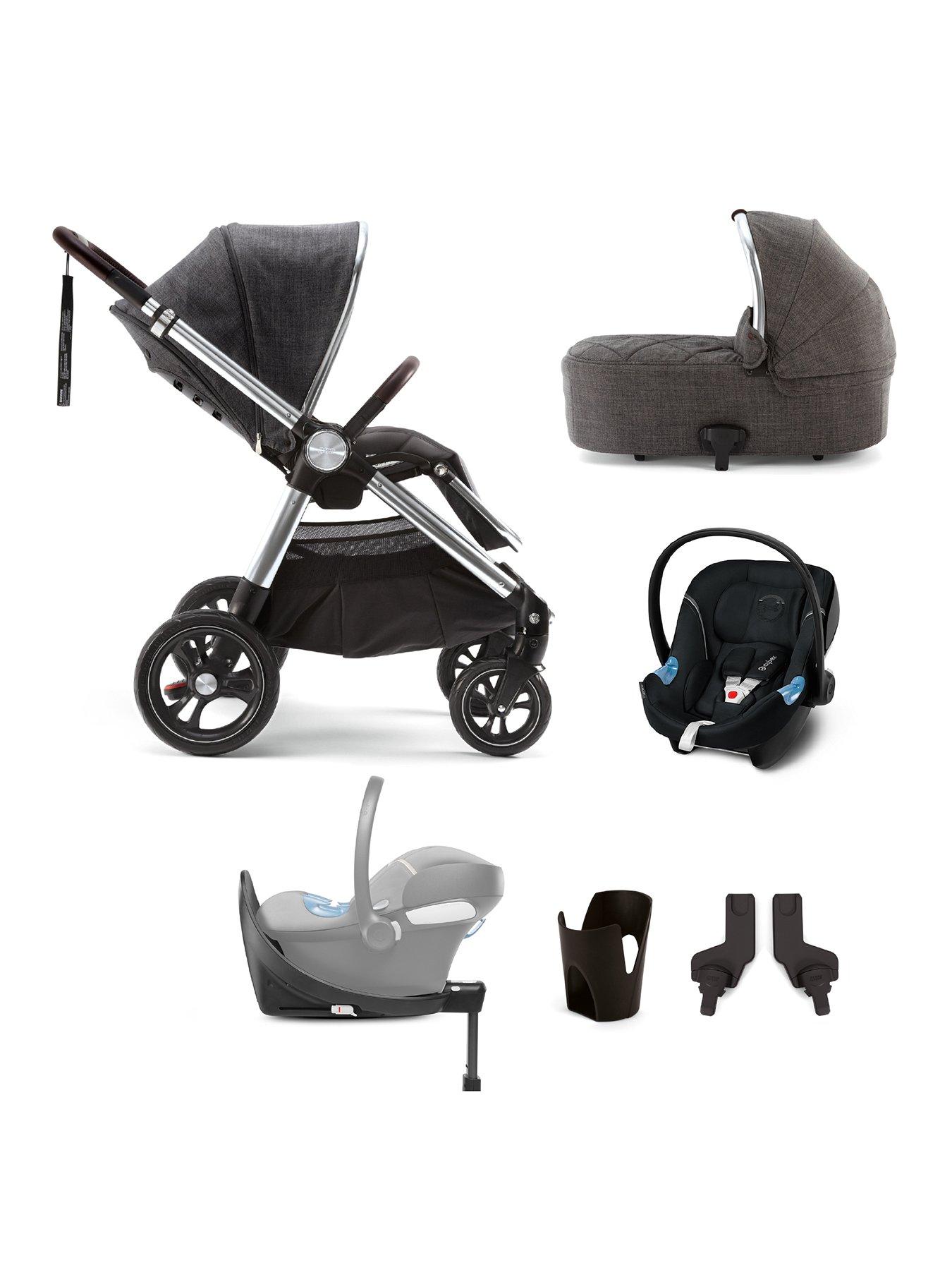 mamas and papas ocarro 6 piece bundle grey twill