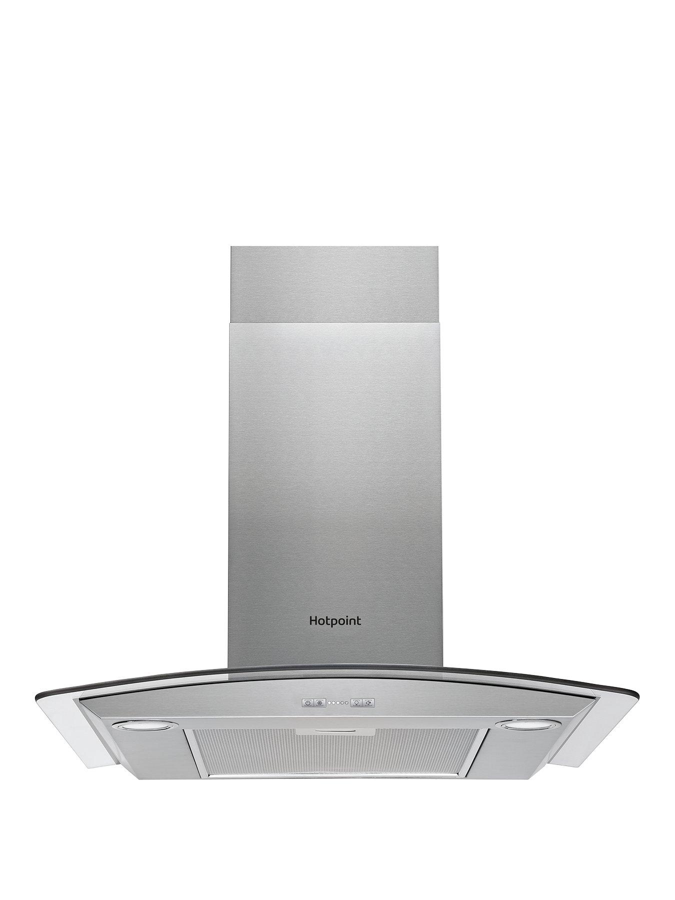 Hotpoint Phgc6.5Fabx 60Cm Chimney Cooker Hood - Stainless Steel