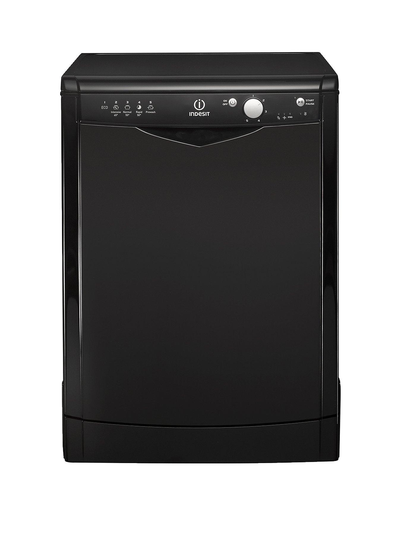 Indesit Ecotime Dfg15B1K 12-Place Full Size Dishwasher – Black