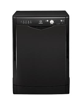 Indesit DFG 15B1 K Dishwasher, Black