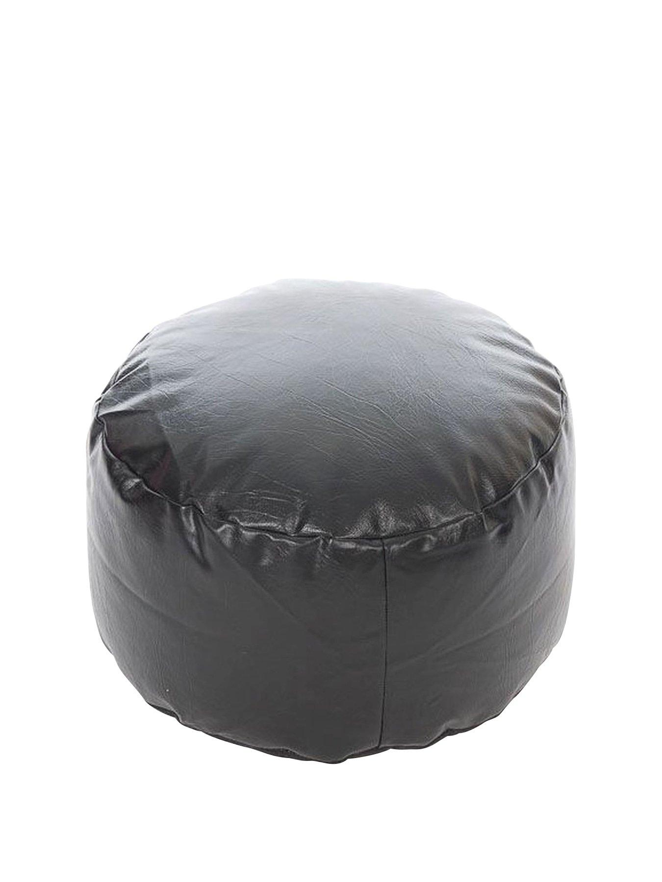 undefined Faux Leather Footstool