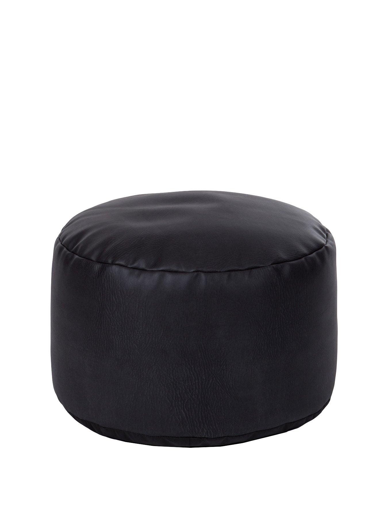 undefined Faux Leather Footstool