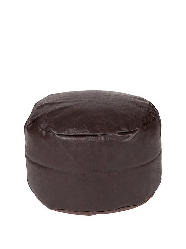 Kaikoo Faux Leather Footstool Very Co Uk, Faux Leather Footstool
