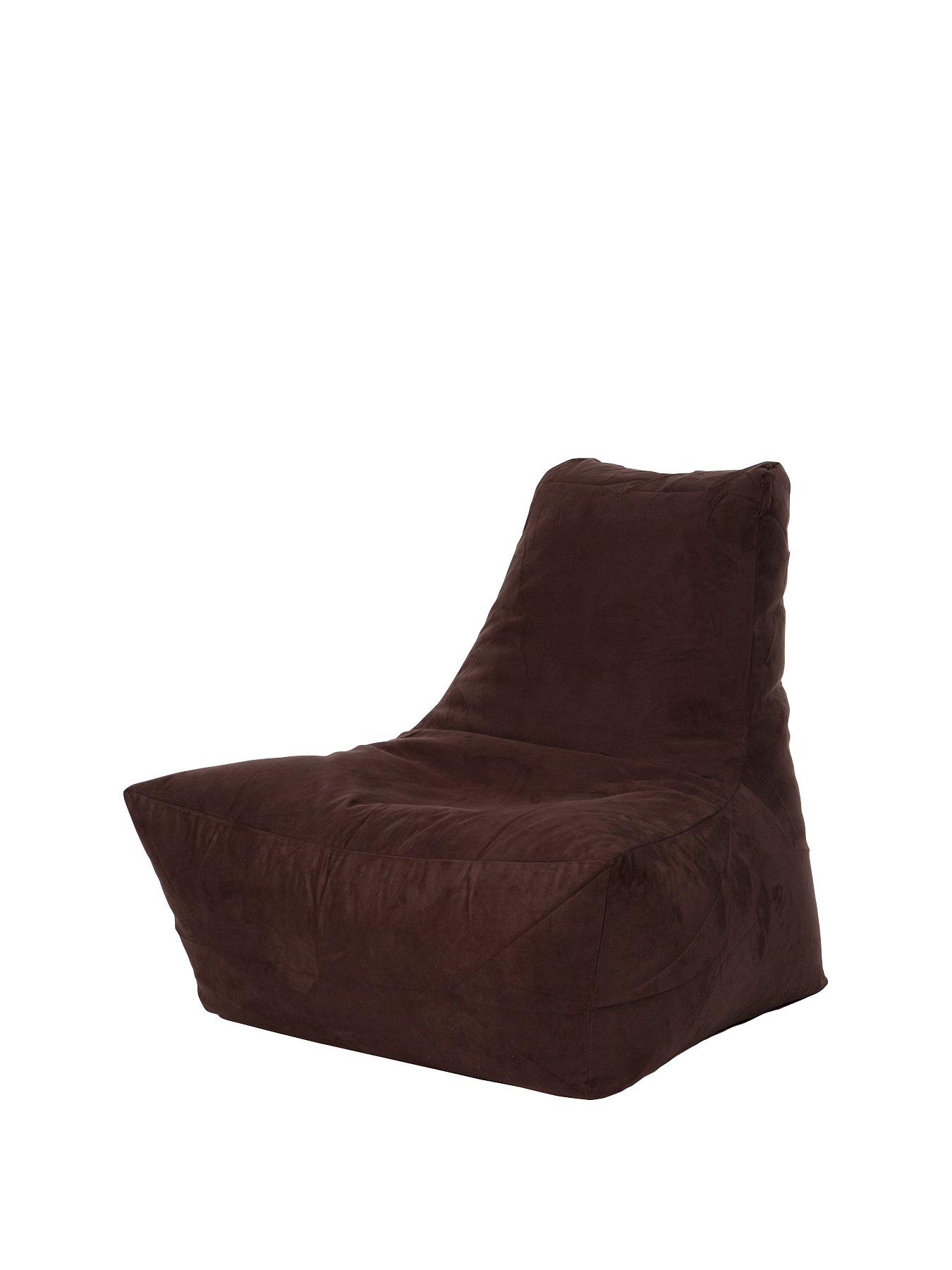 Product photograph of Kaikoo Faux Suede Large Lounger from very.co.uk