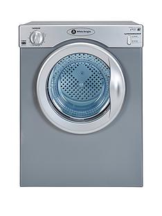 White Knight C39AS 3.5kg Compact Vented Freestanding Tumble Dryer - Silver