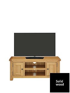 Luxe Collection - Oakland Ready Assembled 100% Solid Wood Large TV Unit - fits up to 55 inch TV