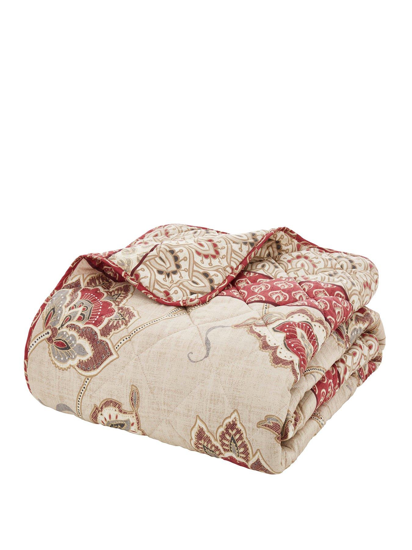 Catherine Lansfield Kashmir Bedspread Throw - Multi | Very.co.uk