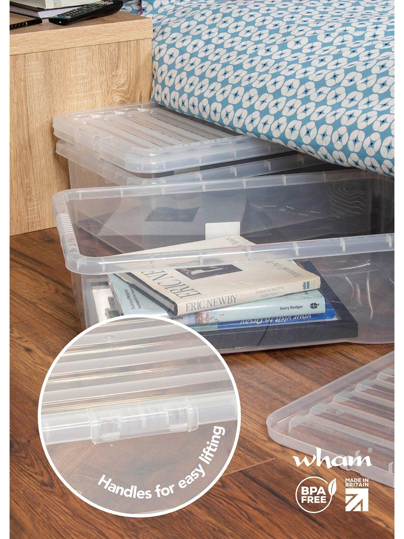 Image 3 of 5 of Wham Set of 3 Plastic Storage Boxes &ndash; 32-litre capacity