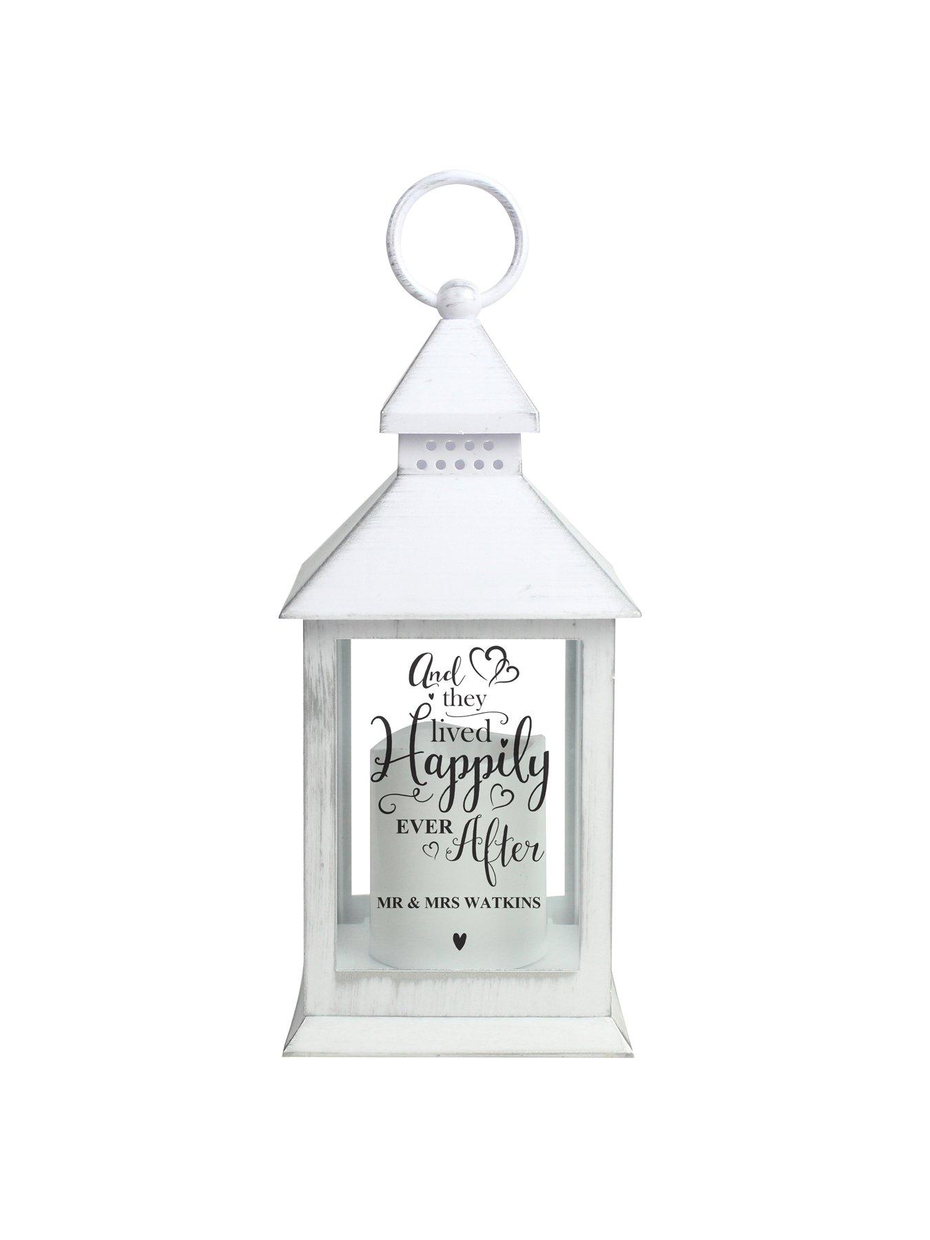 Image 4 of 4 of The Personalised Memento Company Personalised Happily Ever After Lantern