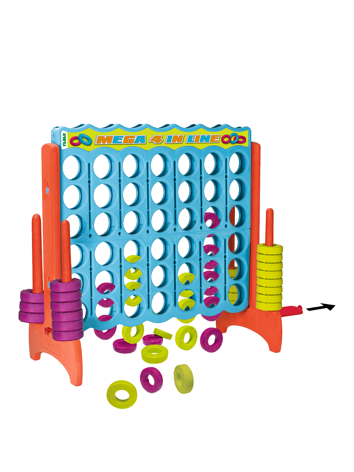 Product photograph of Feber Mega 4 In Line from very.co.uk
