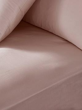 Product photograph of Very Home Luxury 400 Thread Count Soft Touch Sateen Extra Deep 32cm Fitted Sheet from very.co.uk