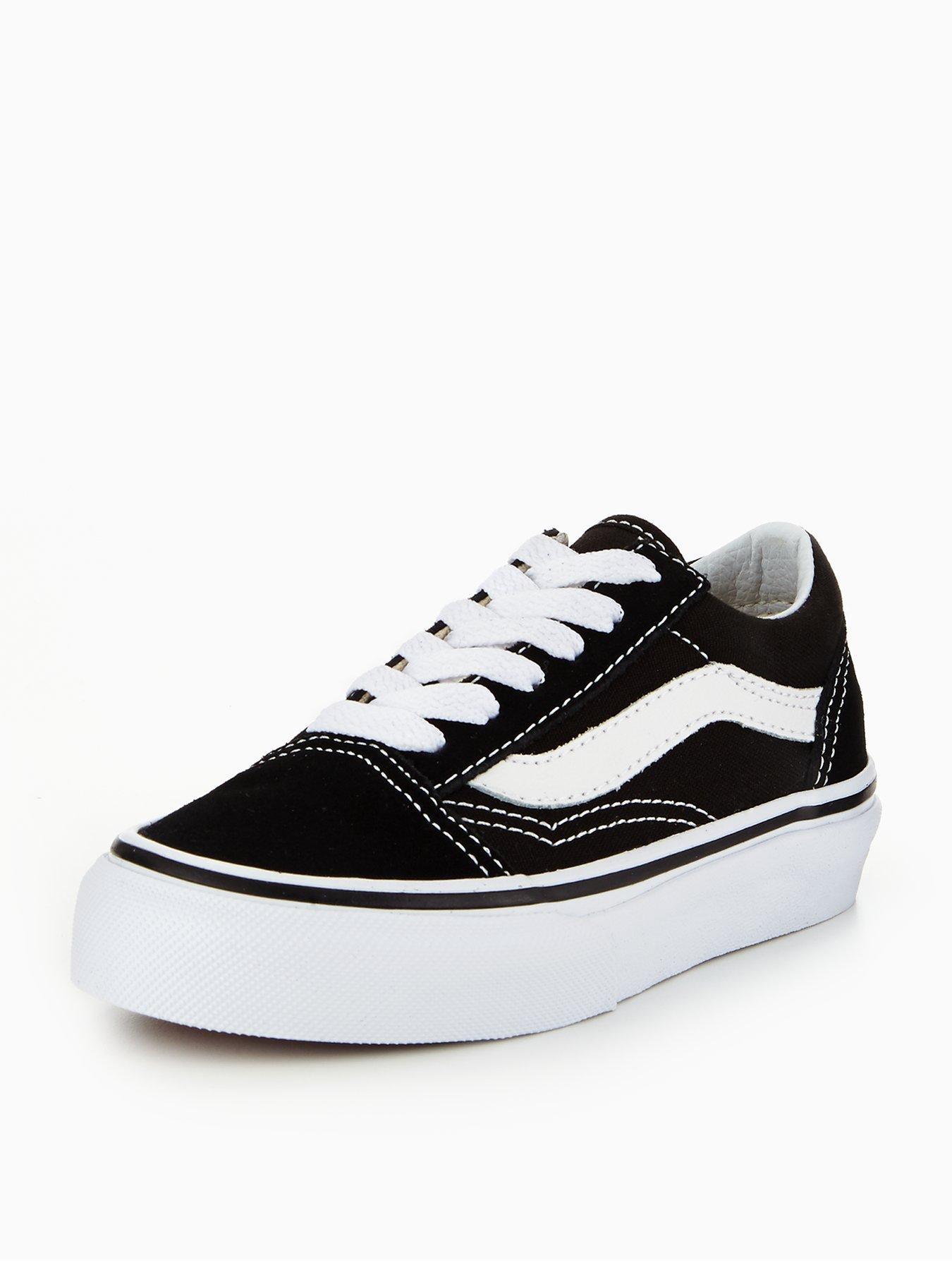 Vans Unisex Kids Trainers - Black/White
