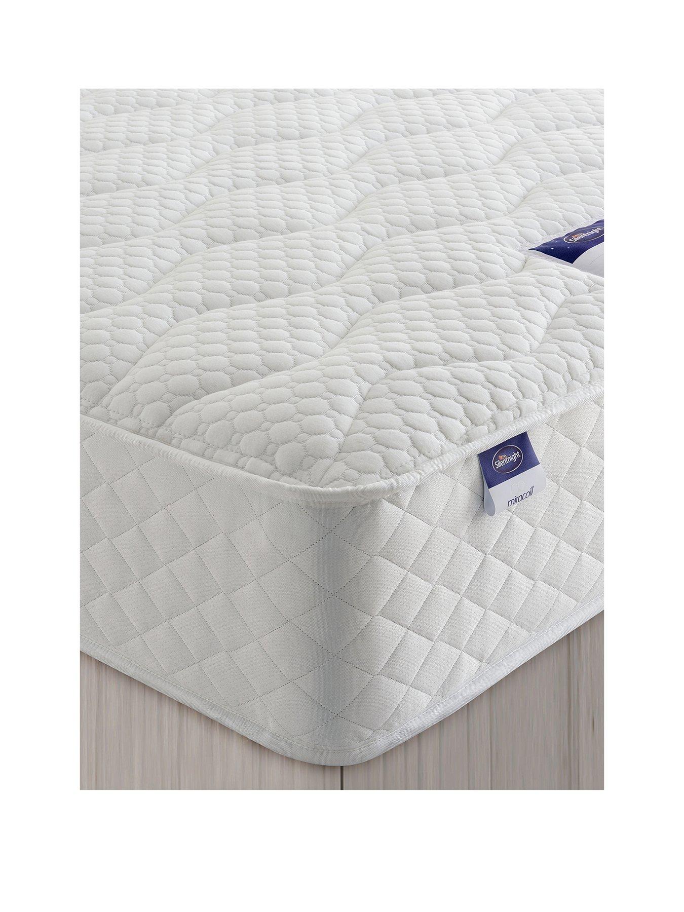 Product photograph of Silentnight Tuscany Geltex Sprung Mattress - Medium - Mattress Only from very.co.uk