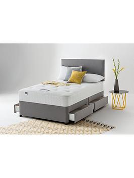 Product photograph of Silentnight Mia 1000 Pocket Divan Bed With Storage Options Headboard Not Included from very.co.uk