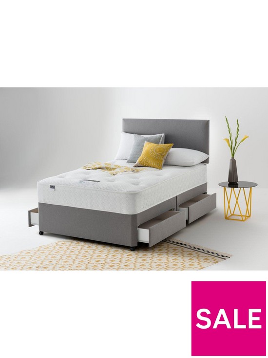 front image of silentnight-mianbsp1000-pocket-divan-bed-with-storage-options-headboard-not-included