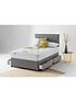  image of silentnight-mianbsp1000-pocket-divan-bed-with-storage-options-headboard-not-included