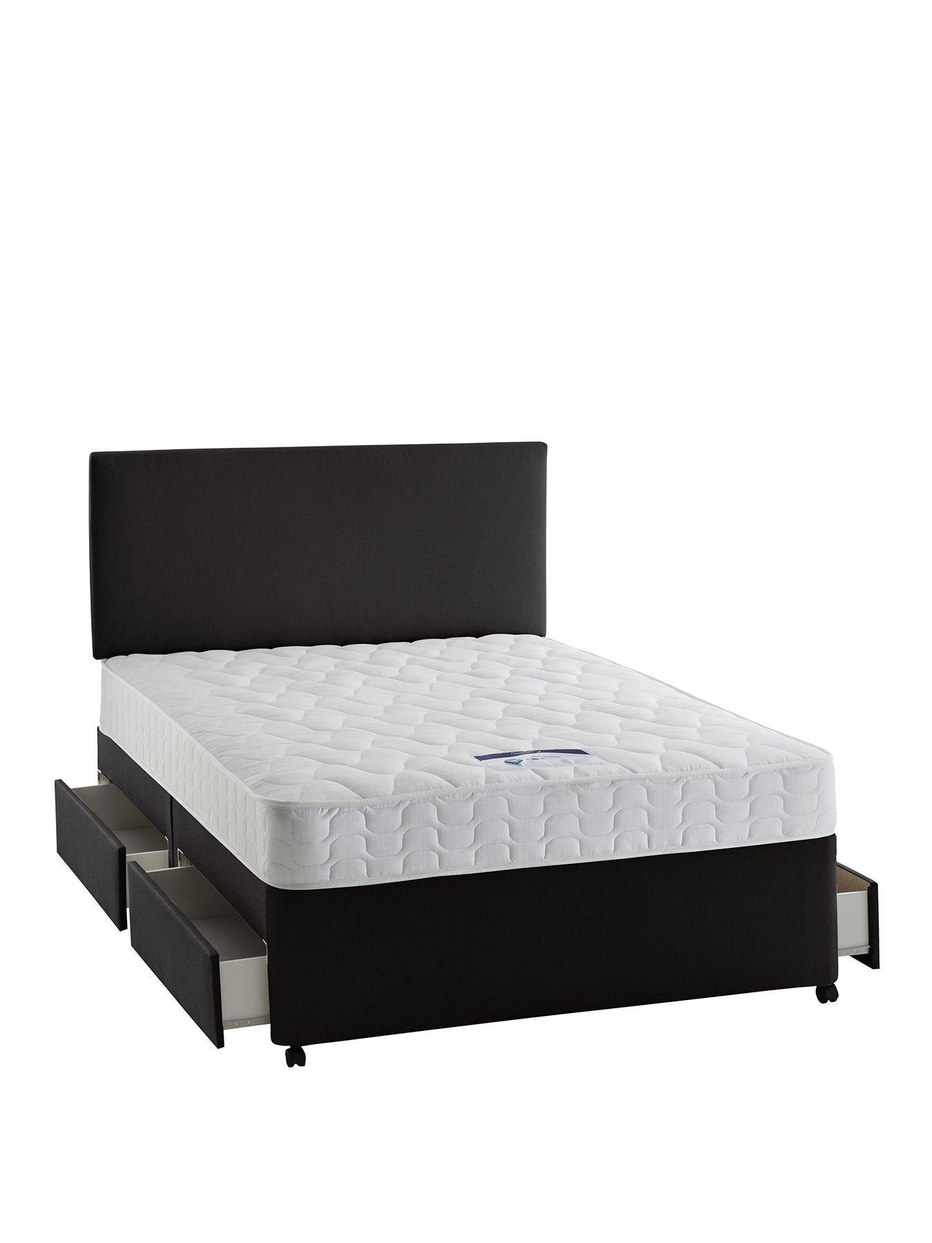 Silentnight Miracoil Mattress Divan Bed - Firm