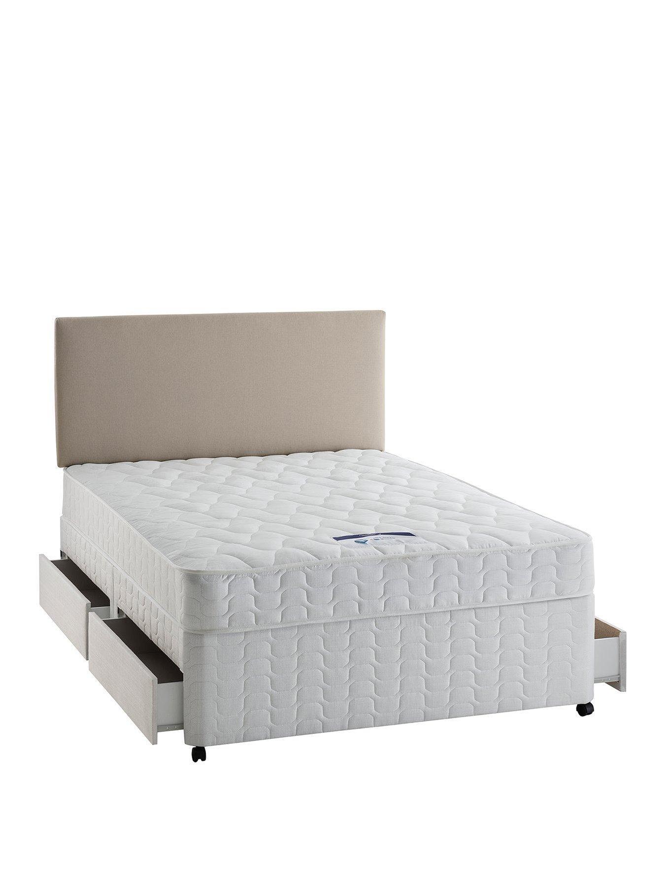 Silentnight Miracoil 3 Celine Divan Bed with Storage Options (Headboard