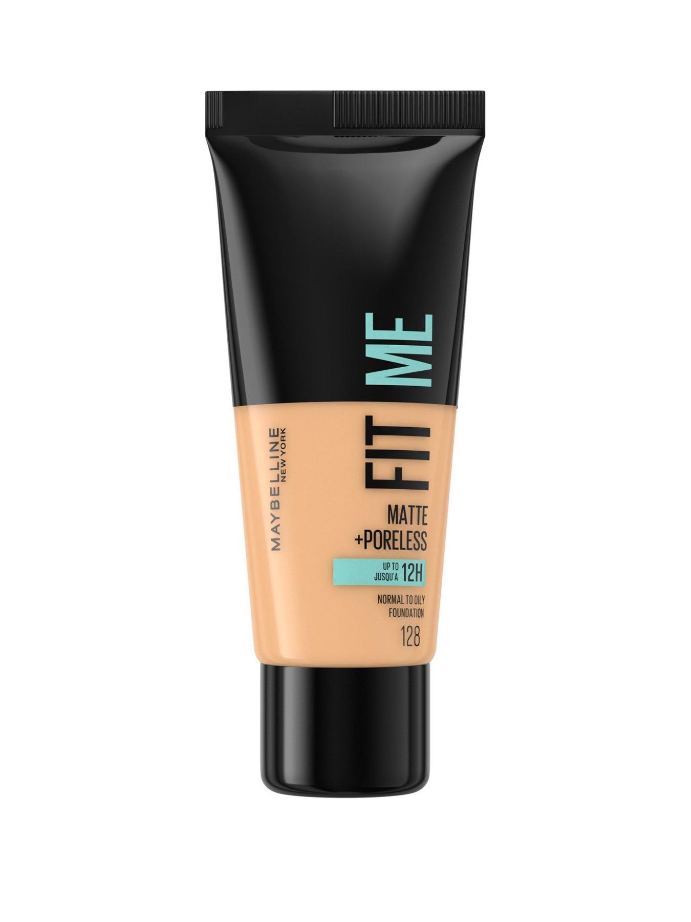 maybelline fit me matte + poreless maquillaje 128
