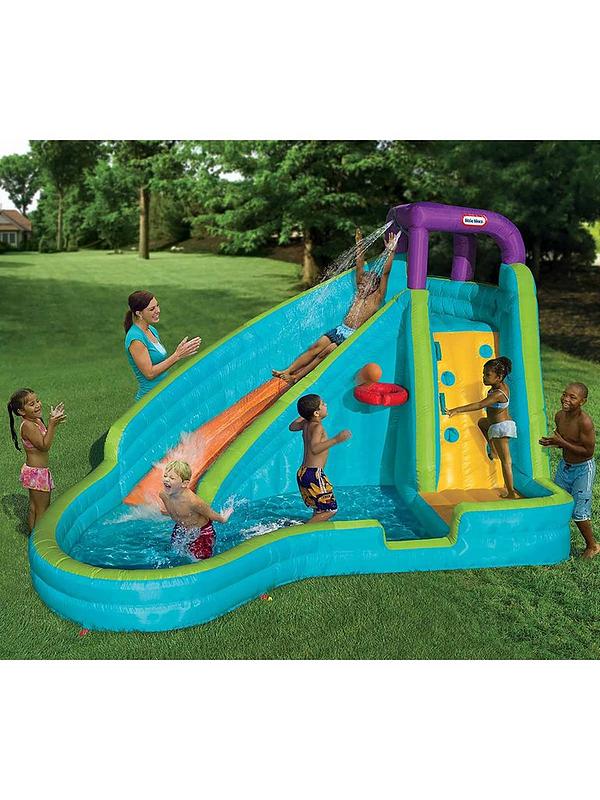 Image 1 of 5 of Little Tikes Slam &lsquo;n Curve Inflatable Water Slide