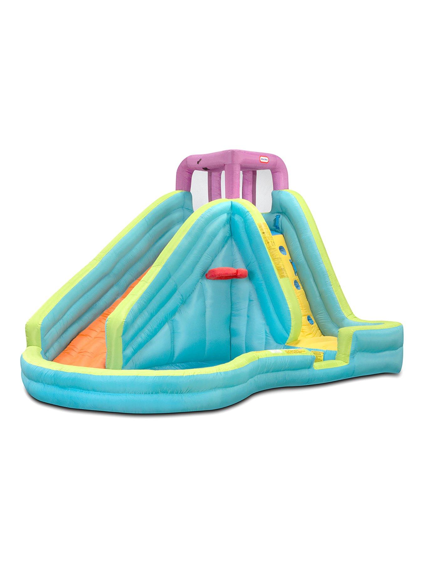 little tikes slam n curve water slide