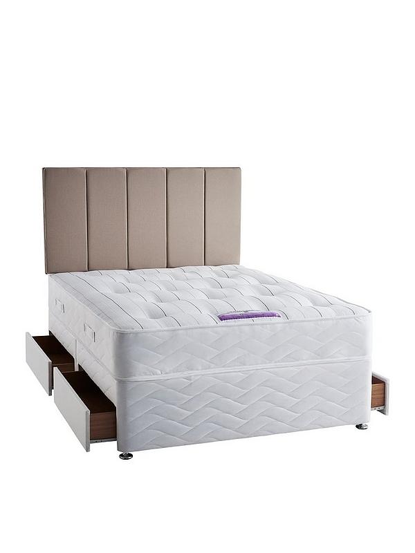Sealy Grand Ortho Memory Foam Divan Bed, Grand King Size Bed Frame