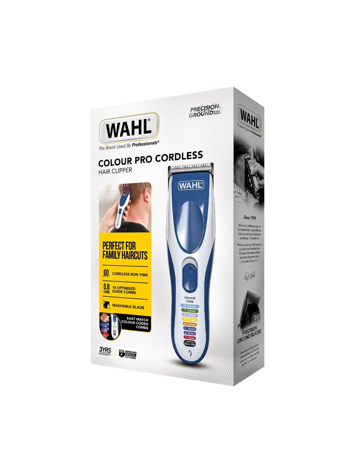 wahl colour pro cordless clippers