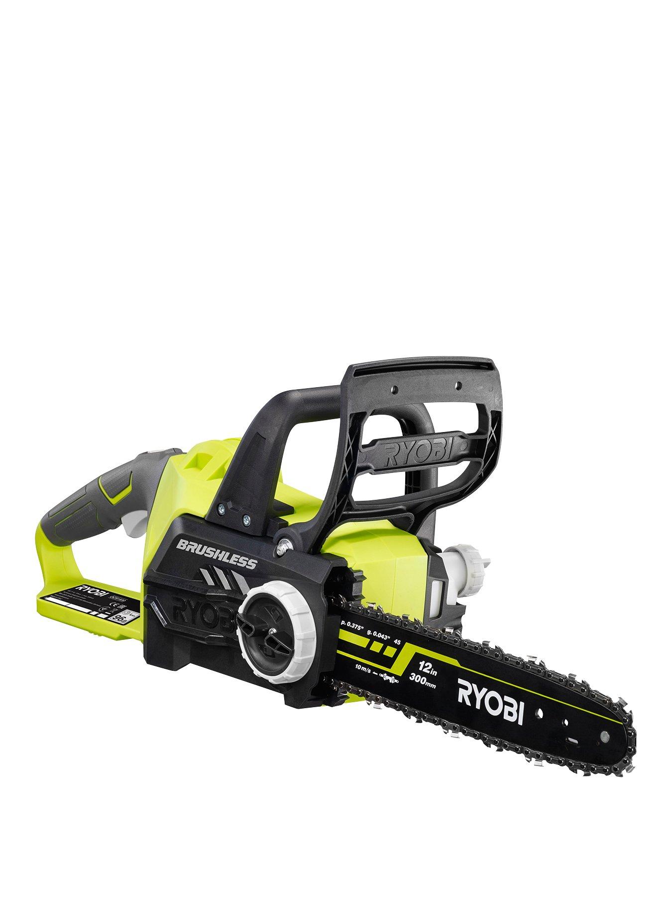 Product photograph of Ryobi Ocs1830 18v One 30cm Cordless Chainsaw Bare Tool Battery Charger Not Included from very.co.uk