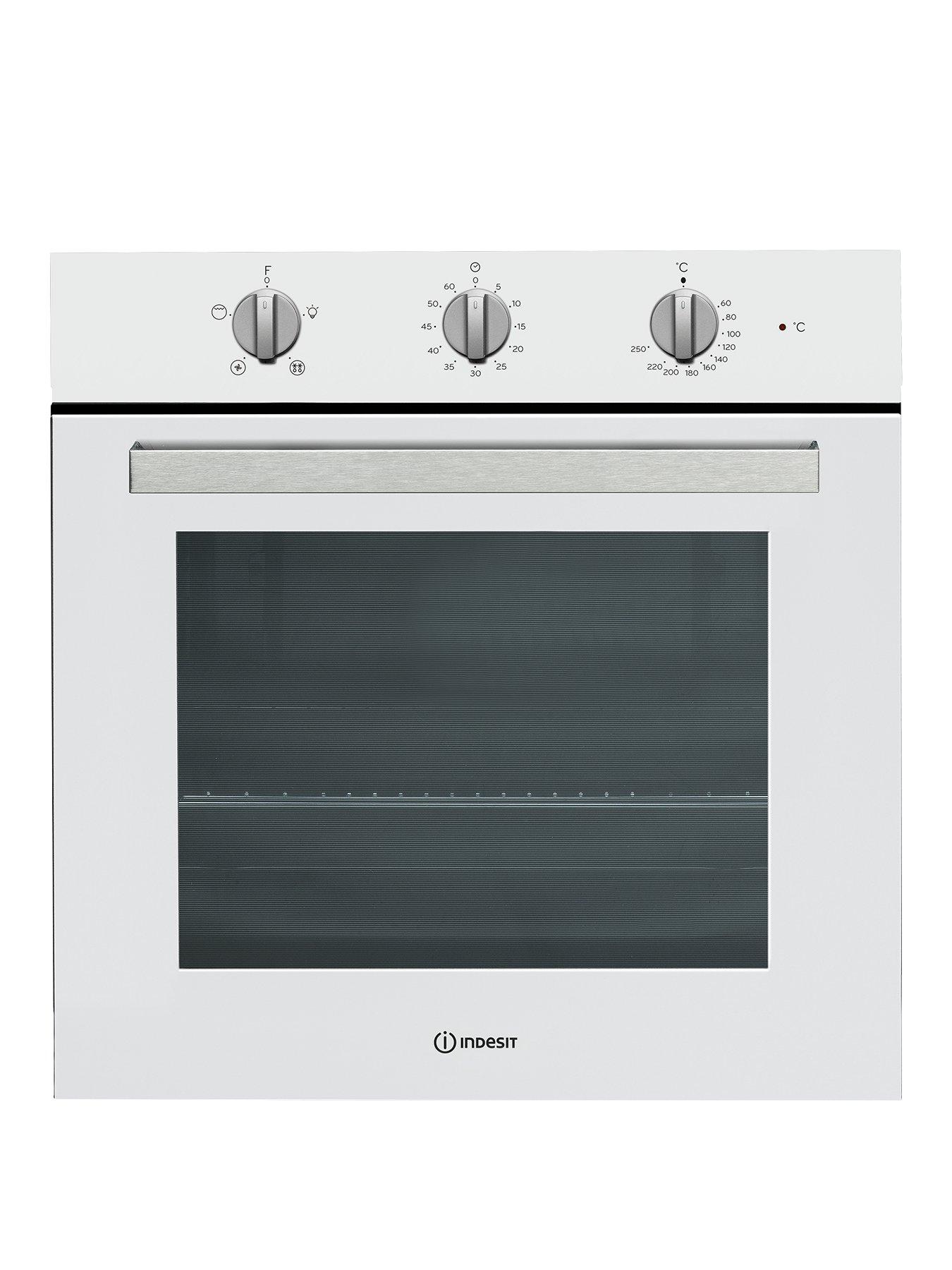 Product photograph of Indesit Aria Ifw6330whuk 60cm Wide Built-in Single Electric Oven - White - Oven With Installation from very.co.uk