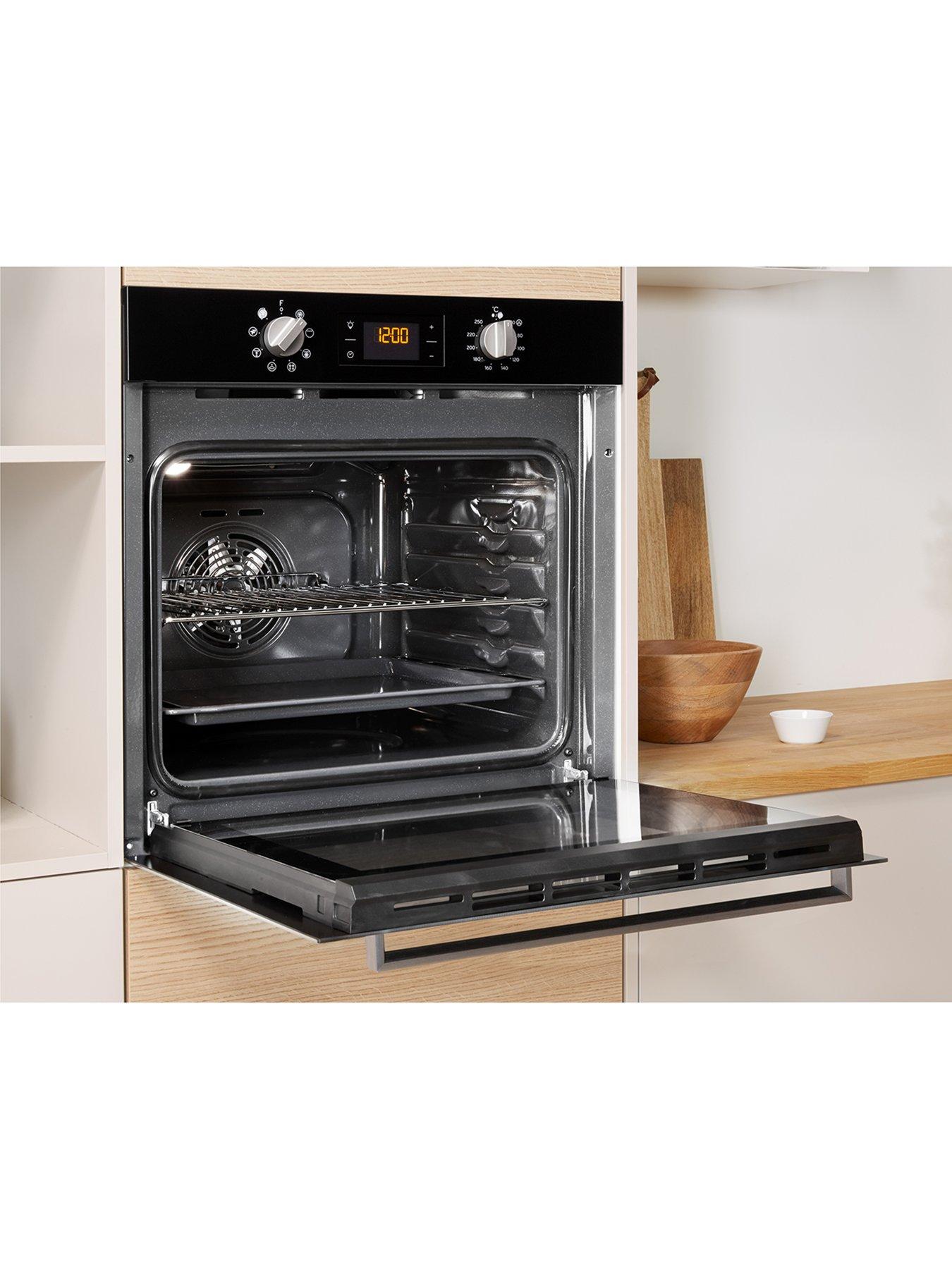 Indesit Aria IFW6340BLUK Builtin Single Electric Oven Black very.co.uk