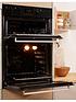  image of indesit-aria-idd6340bl-built-in-double-electric-oven-black