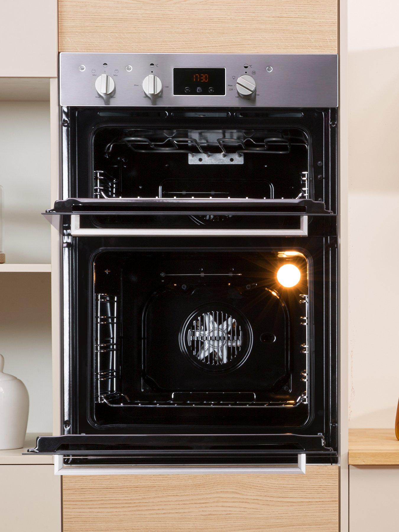 Indesit integrated on sale double oven