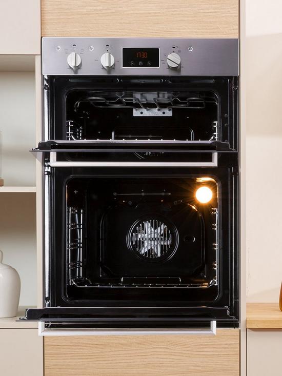 stillFront image of indesit-aria-idd6340ixnbspbuilt-in-double-electric-oven-stainless-steel