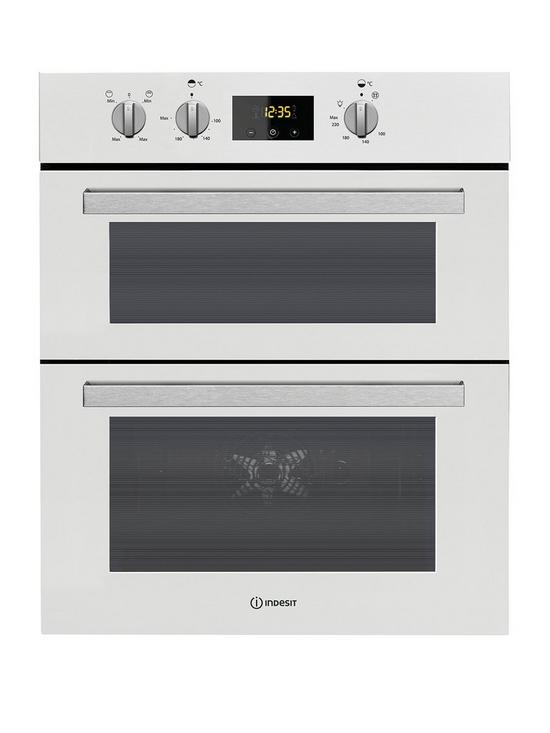 front image of indesit-aria-idu6340wh-built-under-double-electric-ovennbsp--white