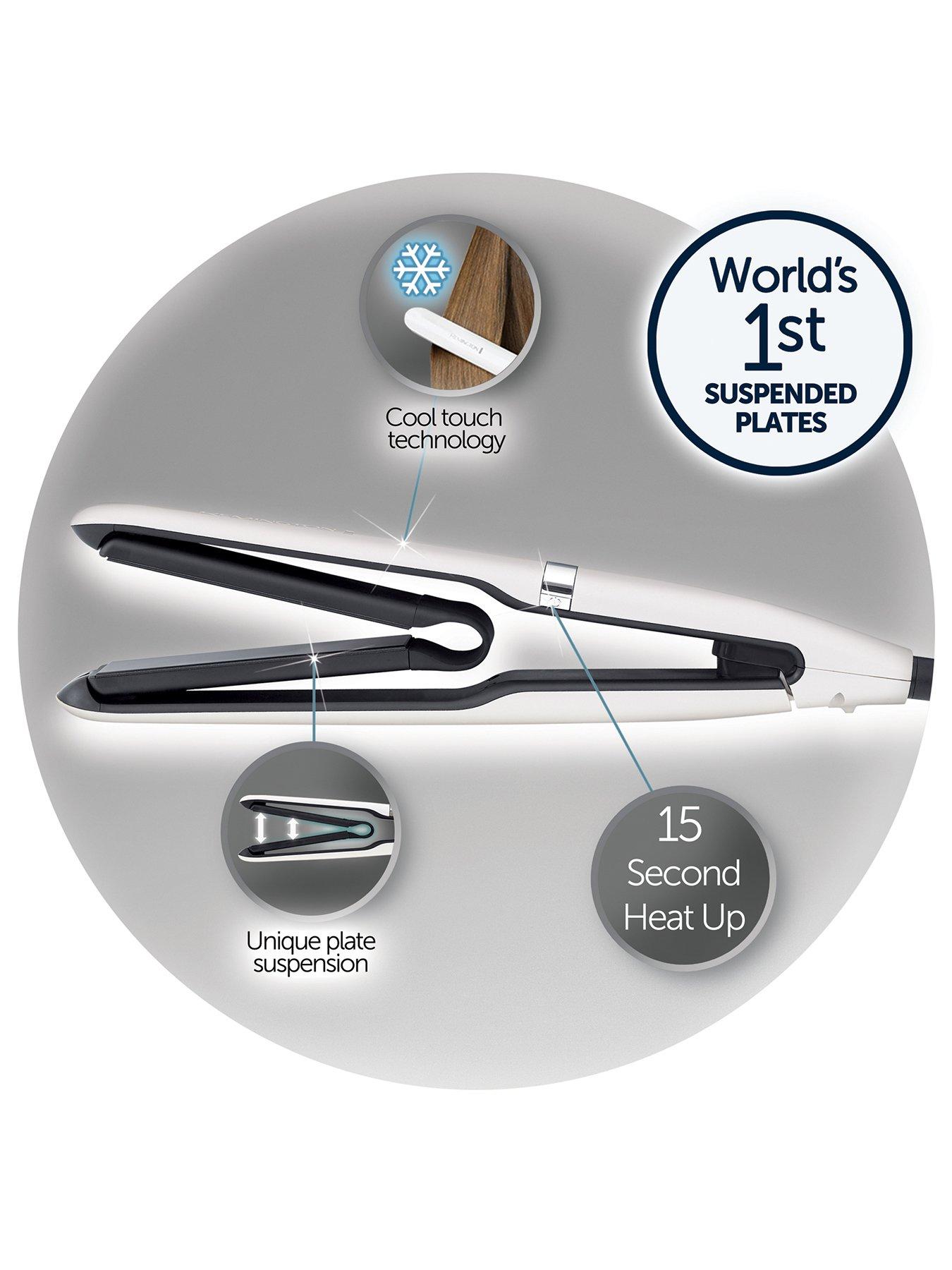 remington air plates titanium ceramic hair straighteners