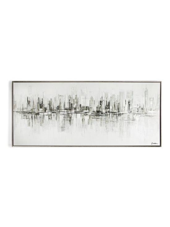stillFront image of art-for-the-home-new-york-reflections-framed-canvas