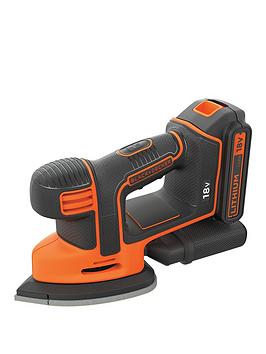 Product photograph of Black Decker 18v Cordless Mouse Detail Sander Bdcds18-gb from very.co.uk