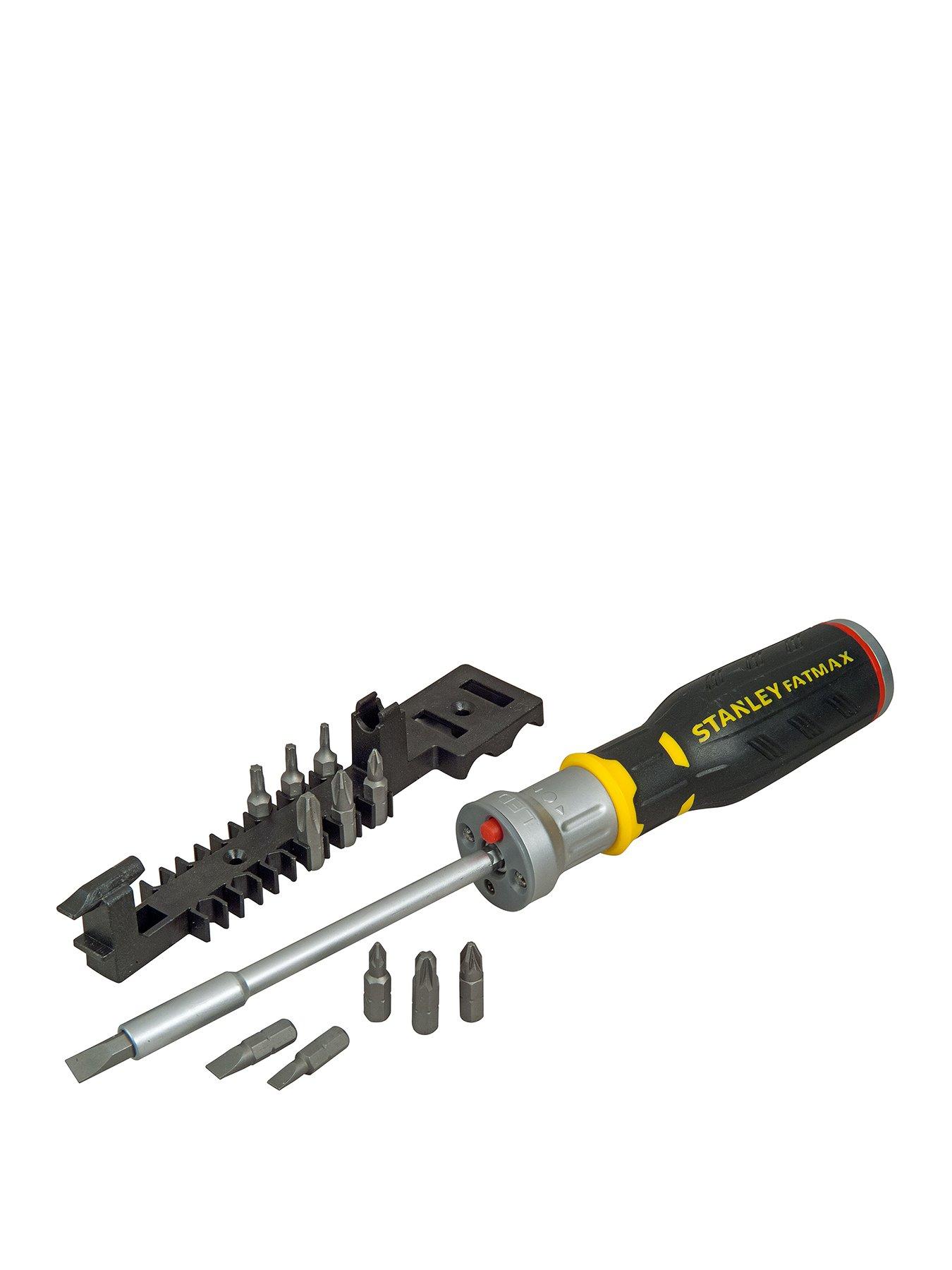 Product photograph of Stanley Fatmax Premium Led Ratchet Screwdriver And Bits from very.co.uk