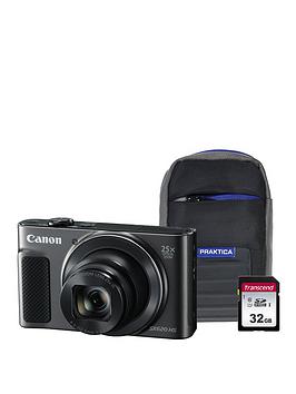 Canon Powershot Sx620 Hs Black Camera Kit In 16Gb Sdhc Class 10 Card &Amp; Case