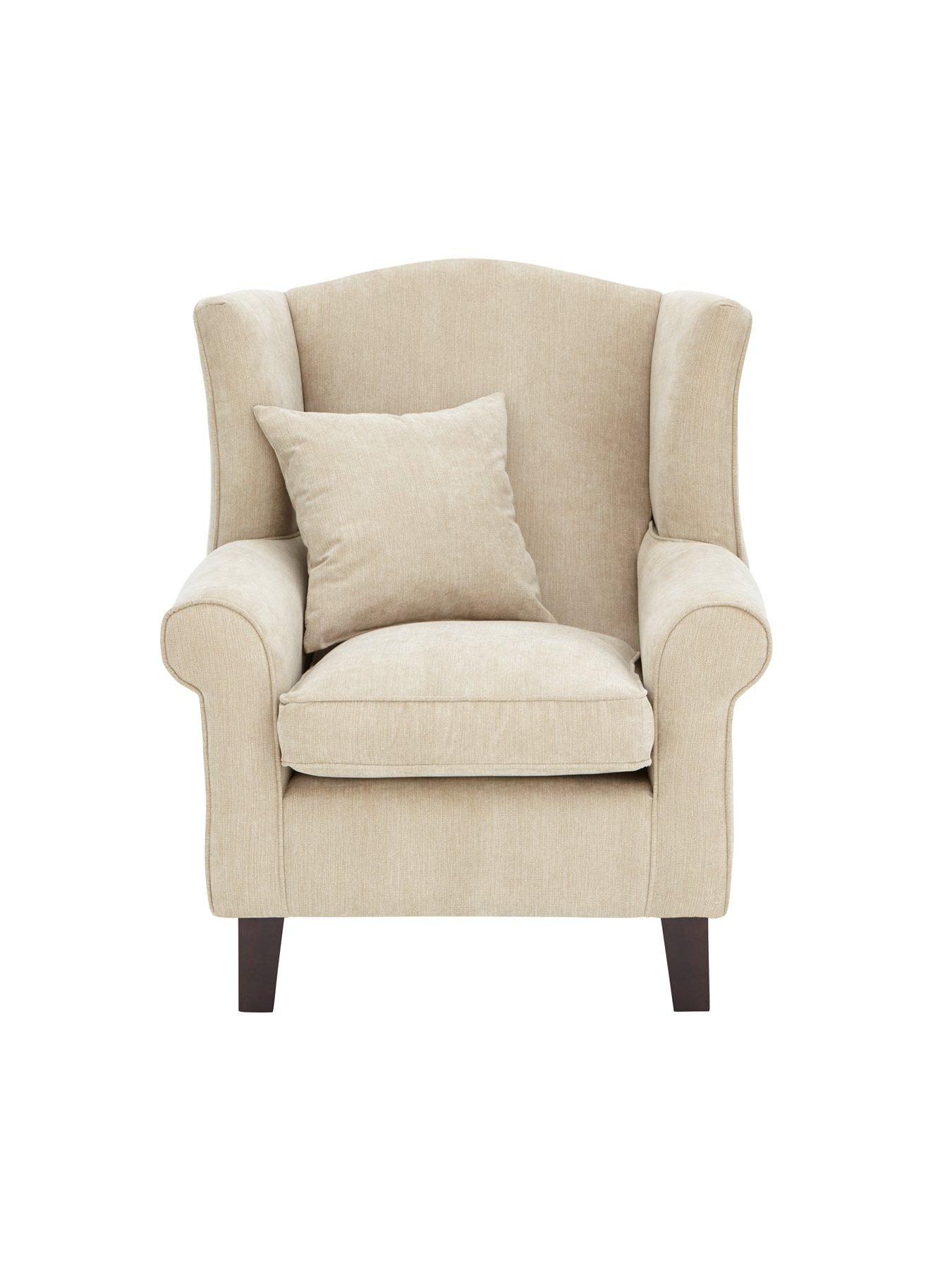 undefined Denton Grace Chenille Fabric Wing Chair