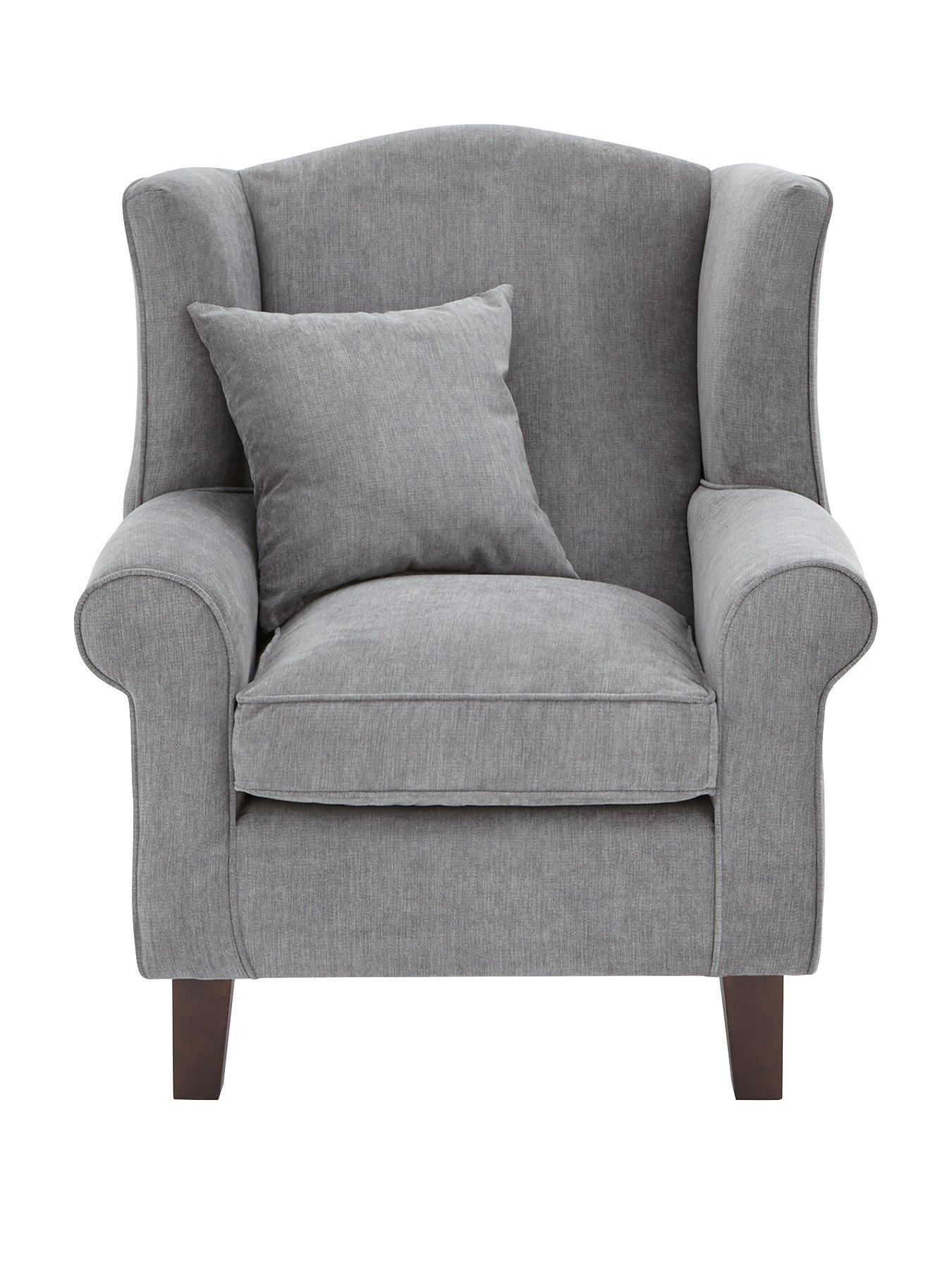 Image 2 of 5 of Very Home Denton&nbsp;Grace Chenille Fabric Wing Chair