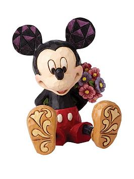 Product photograph of Disney Traditions Mickey Mouse With Flowers Figurine from very.co.uk