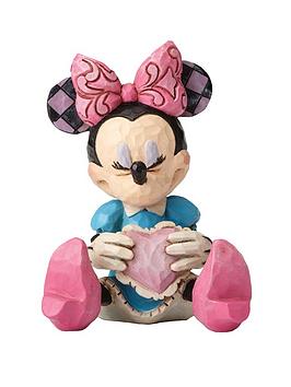 Product photograph of Disney Traditions Minnie Mouse With Heart Figurine from very.co.uk