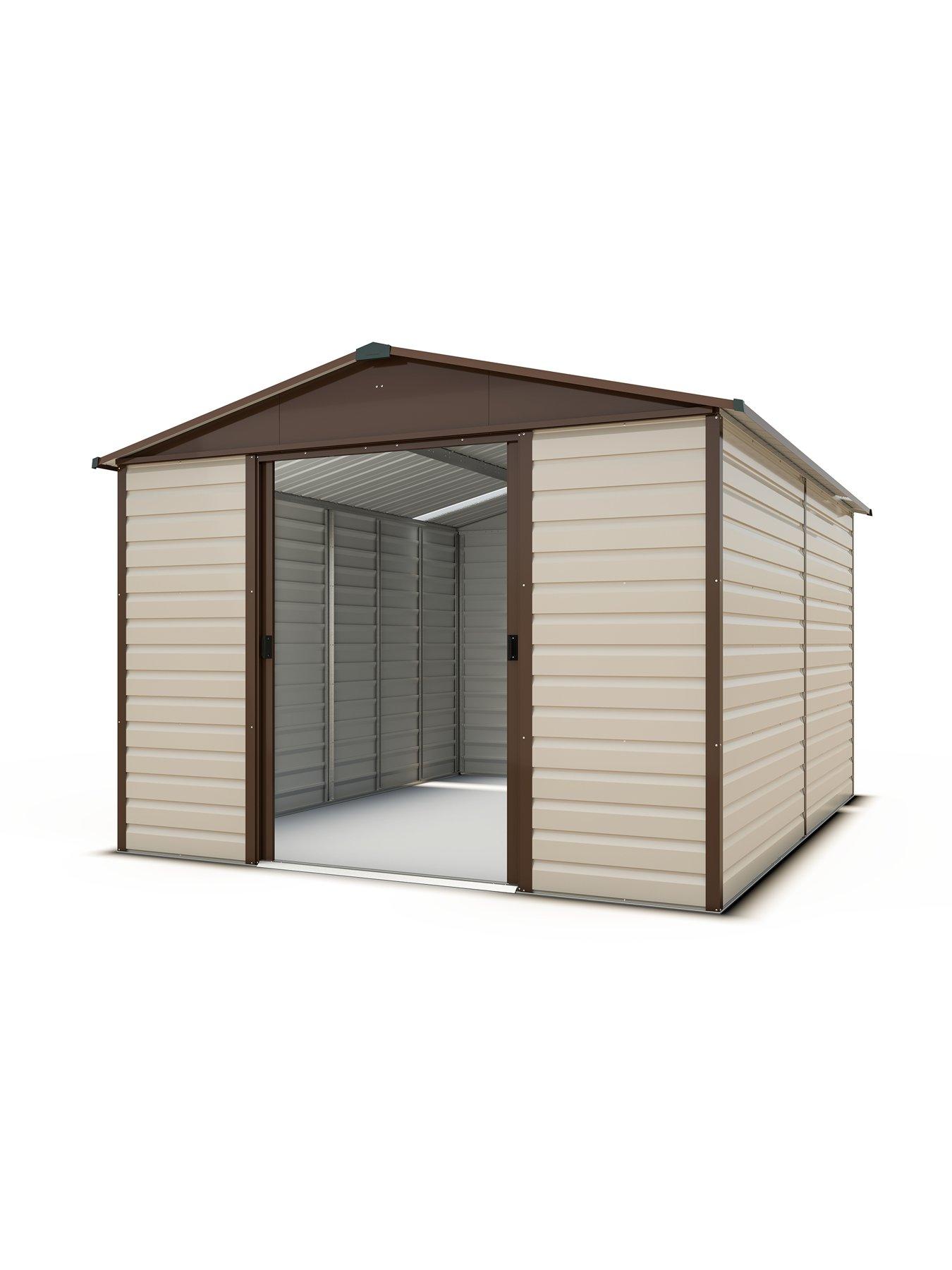 Image 3 of 7 of Yardmaster 9.4 x 7.4ft Shiplap Metal Shed