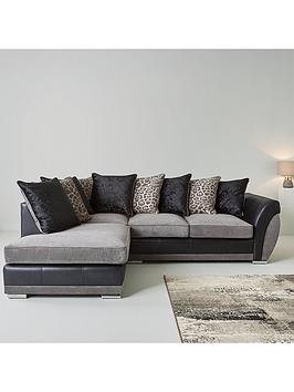 Product photograph of Hilton Left Hand Corner Chaise Sofa - Fsc Reg Certified from very.co.uk