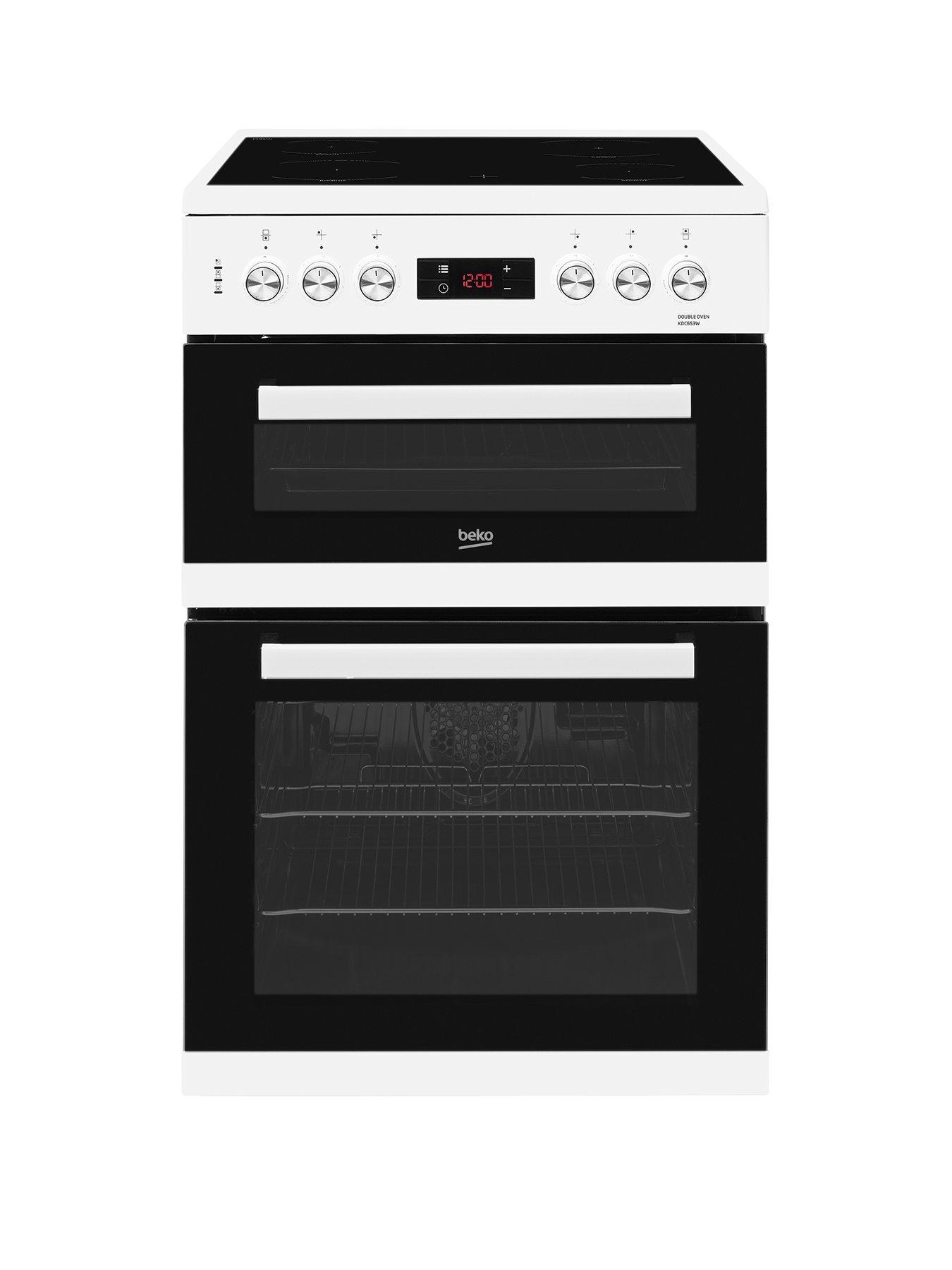 Beko Kdc653W 60Cm Electric Cooker With Ceramic Hob - White