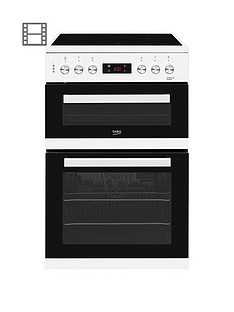 Beko KDC653W 60cm Electric Cooker with Ceramic Hob - White